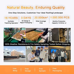 New Synthetic <strong>Thatch</strong> Roof <strong>Thatch</strong> Rolls For Gazebo Artificial Plastic <strong>Thatch</strong> Roof - Product Image 6