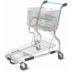 Chariots de courses universels <span class=keywords><strong>2026</strong></span>, chariots de courses de grande taille pour magasins de détail, chariots de courses pour supermarchés - Product Image 2