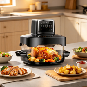 Nuevo Modelo de Freidora de Aire de Doble Cesta de 6L con Control Digital de 1500W, Instalación Integrada, Certificación LFGB KC, Electrodoméstico de Cocina - Product Image 6