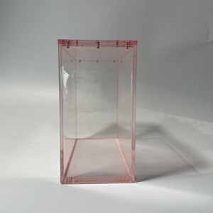 Nueva Caja Magnética Apilable de Acrílico con Diseño Tie Dye de Colores Vivos, Caja Transparente para Exhibición de ETB, Organización de Escritorio - Product Image 3