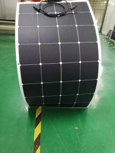 Hoch effiziente Sunpower-Solarzellen Flexibles Solar panel 150W 180W 200W Leichtes PV-Modul mit <span class=keywords><strong>TVU</strong></span> für Marine und Wohnmobile - Product Image 6