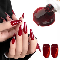 ZRKGEL Automne 9 Couleurs HEMA/TPO Free Ice Jelly Vernis À Ongles Gel Ensemble Cristal Texture Transparente Gel À Ongles Professionnel pour Salon