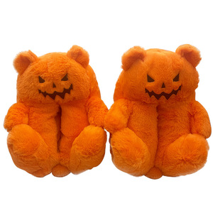 Pantoufles en peluche douces et moelleuses, pantoufles d'intérieur confortables à motif de dessin animé, vêtements de détente confortables - Product Image 2