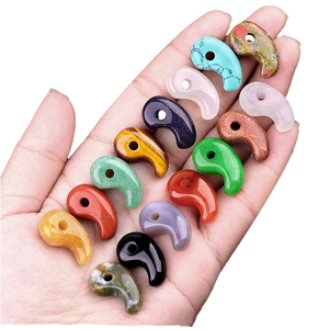 Colgante Magatama de Cristal Natural de 18x30mm con Orificio de 3mm, <span class=keywords><strong>Anime</strong></span> <span class=keywords><strong>Onmyoji</strong></span>, Otengu, Ibaraki, Shuten Doji, Otakemaru - Product Image 2