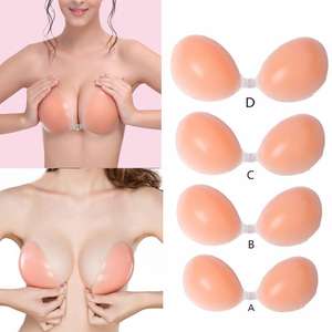 <span class=keywords><strong>Reggiseno</strong></span> Adesivo Invisibile Ultra Sottile in <span class=keywords><strong>Silicone</strong></span>, Push-up <span class=keywords><strong>Senza</strong></span> <span class=keywords><strong>Spalline</strong></span> e <span class=keywords><strong>Senza</strong></span> Schienale - Product Image 4