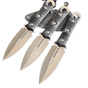 Couteaux DIY personnalisables de haute qualité, grande épée avec lame fixe en acier inoxydable et poignées G10, support OEM - Product Image 1