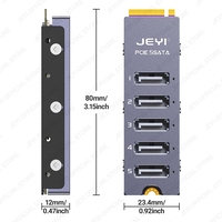 OEM Fabrieksgroothandel NVMe M2/M5 Interne 5-poorts adapterkaart Laptop/Desktop 6GB/s Non-RAID Hoge Snelheid FCC CE ROHS Op voorraad
