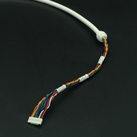 Conector RJ45 8P8C de 10 Pines, con Cubierta de PVC y Cobre Estañado, Impermeable, para CCTV, Cable para Cámara IP de 620 mm y 30 V
