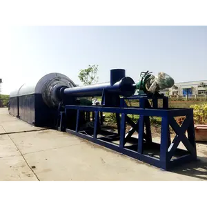 Large Demand Continuous Waste Tyre Pyrolysis Machine With Low Price