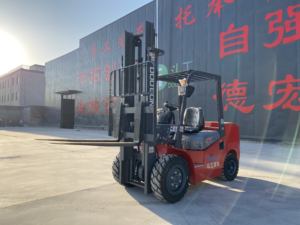 China diesel Forklift <strong>Truck</strong> 3 Ton 4 Ton 5 Ton Carretilla Elevadora diesel with Fork Positioner Bale <strong>Clamp</strong> - Product Image 2