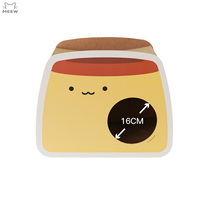 Mignonne maison-griffoir pour chat en forme de pudding, double arc, en carton ondulé, avec nid fermé pour chats d'intérieur