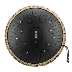 Tambour de langue en acier 13 pouces 15 Notes Handpan Tambour de réservoir <span class=keywords><strong>Instrument</strong></span> de percussion Tambour de langue - Product Image 4