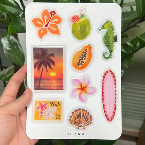 Wholesale Custom Domed <b>Stickers</b> Waterproof 3D Epoxy <b>Sticker</b> With <b>Logo</b> For Cosmetic Packaging - Product Image 1