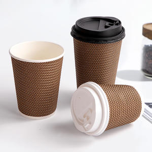 2024 nouveau Design tasse à café chaude résistance aux hautes températures déformation papier tasse boisson thé café Double paroi papier tasse - Product Image 2