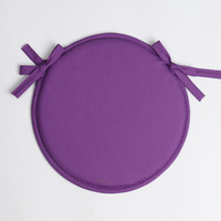 Cojín Redondo Grueso para Silla con Bandas Elásticas, Cojín de Asiento de Esponja Suave, Cojín Redondo Antideslizante para Sillas de Comedor, Hogar, Cocina y Oficina