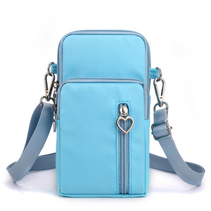 Offre Spéciale étanche fermeture éclair petit grand 2 taille bandoulière portefeuille téléphone portable pochette sac pour femmes téléphone portable sacs à bandoulière - Product Image 2
