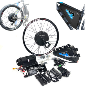 Kit De Conversion Pour Vélo Électrique 5000W 2000W & 3000W 8000W Avec Moteur-Roue à Entraînement Direct Sans Balais Et Sans Engrenage Avec Batterie Pour VAE