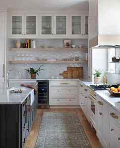 Modern Minimalist Luxury All-Wood Kitchen <b>Cabinets</b> Customized Whole Board <b>Wall</b> Floor Hanging <b>Cabinets</b> Wholesale Manufacturer - Product Image 5