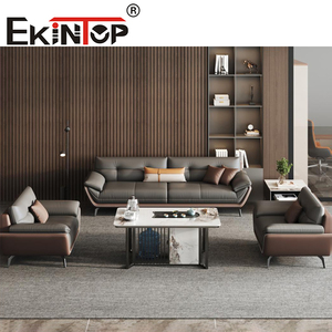 Conjunto de Sofás Seccionales de Tres Plazas Sinonis, Modernos, Ajustables, de Cuero y Madera, para Masajes, Recepción, Oficina, Uso Comercial - Product Image 5