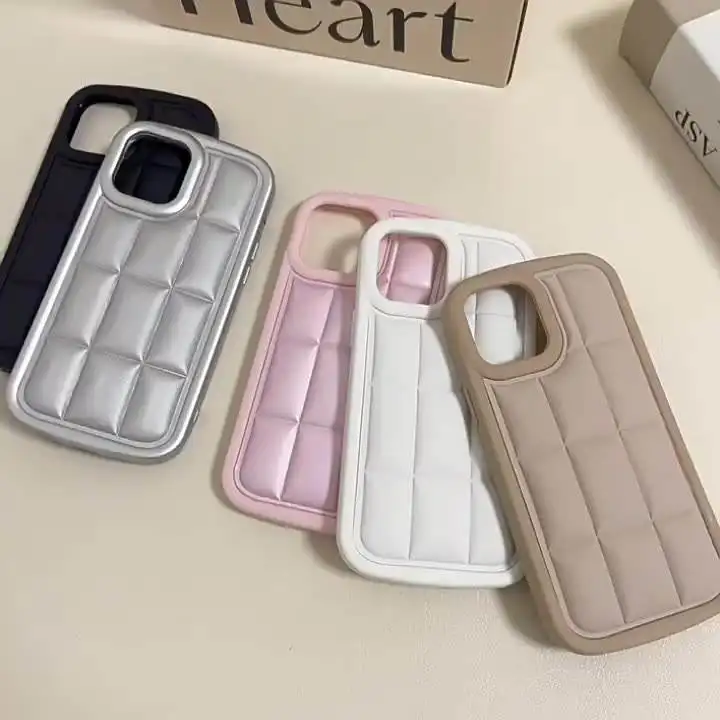 Simple Niche Solid Color 3d Three-dimensional Case For Iphone12promax Mobile Phone Case Apple 14 Soft Shell 13 Drop-proof 11