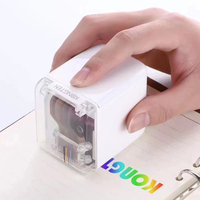 Impresora de mano Mini impresora de inyección de tinta portátil Máquina de impresión de logotipo de color con etiqueta de tinta Logo Máquina de café Mural de pared Pluma de impresión