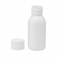 Bouteille en plastique opaque résistante à la chaleur de qualité alimentaire HDPE PP de 100 ml, emballage pharmaceutique scellé