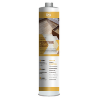 Colle flexible imperméable de plancher de bois dur machiné d'usine Adhésif de plancher de bois de construction de polyuréthane