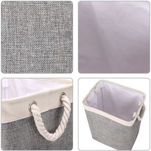 Collapsible Large Laundry <b>Hamper</b> Dirty Clothes Organizer Tall Laundry Basket With Removable Bag - Product Image 2