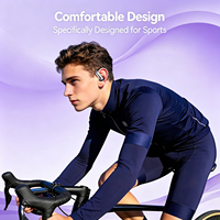 M145 Écouteurs de sport intra-auriculaires sans fil 6.0 avec faible latence de 38ms, indicateur d'alimentation LED, son stéréo Hi-Fi pour l'entraînement, la salle de sport