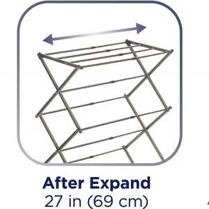 3 Tier <strong>Folding</strong> Cloth Drying Racks Expandable <strong>Clothes</strong> <strong>Airer</strong> - Product Image 5