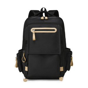 Lightweight <b>Backpack</b> For <b>Men</b> Women Large Capacity 14 Inch Laptop Bag Leisure Travel Color Blocking Design Neutral Gender - Product Image 5