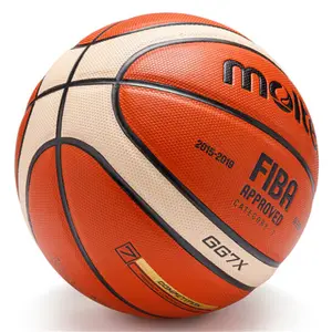 Resmi Ukuran 7 AOLILAI GG7X Basket PU Kulit Kustom Bola Basket untuk Indoor