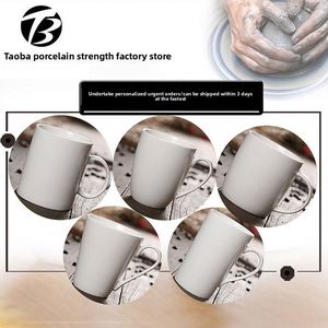 Taza de Cerámica Ecológica Creativa con Impresión de Logotipo, para Beber Agua, Té y Leche, Incluye Caja de Regalo - Product Image 4