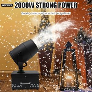Máquina de nieve <span class=keywords><strong>artificial</strong></span> giratoria de 2000W <span class=keywords><strong>para</strong></span> eventos de festivales de Navidad, máquina de pulverización de nieve simulada - Product Image 5