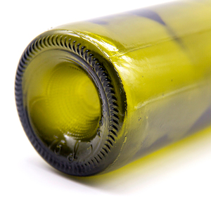 Bouteille de vin en verre vert olive de 750 ml à ouverture standard, compatible avec les bouchons de vin courants - Product Image 6