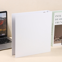 Carpeta de Anillas Resistente de 3 Anillas |   Carpeta de Hojas Sueltas con Cubierta Transparente de PVC Blanco, para Informes y Presentaciones, Modelo A4, Marca Chengxi Digital