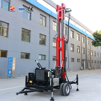 Équipement de forage mobile, plateforme de forage de puits d'eau sur roues, petite machine de forage de puits d'eau adaptée aux puits ordinaires