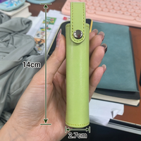 Pochette à parfum minimaliste en cuir PU avec bouton-pression, étui de protection portable pour flacon de parfum, sac cadeau personnalisé