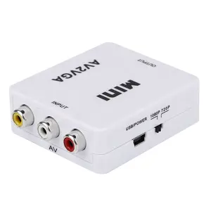 Av Vga Tv Set-Top Box ses Video Rca Cvbs Video dönüştürücü adaptör yerleştirme istasyonu diğer ses ve Video aksesuarları
