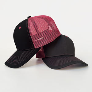 Lovely Sequin Patch Custom Hat INJAEVINA Gorra de béisbol de malla Rosa Sombreros de camionero unisex de 6 paneles - Product Image 3