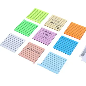 Journal Ruled Line Paper With Pen And Sticky Sticky Notes 3X3 Erasable Colorful Logo Memo Pads Custom Sticky Notes