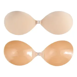 Reusable Invisible Nude Bra New Sexy Silicone Strapless Breast Lift Tape Self-Adhesive Sticky Invisible Bra