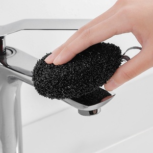 Sponges Cleaning <b>Brush</b> Scratch Sponges Soft Microfiber <b>Scrub</b> Side Effortless Eco Pads Scale Cleaning and Wiping for Kitchen - Product Image 1