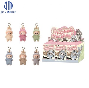 JM pop mart <span class=keywords><strong>negozio</strong></span> ufficiale 17cm labubu emozionante macaron in vinile face blind box Action <span class=keywords><strong>Anime</strong></span> figure carine scatola mistero - Product Image 6