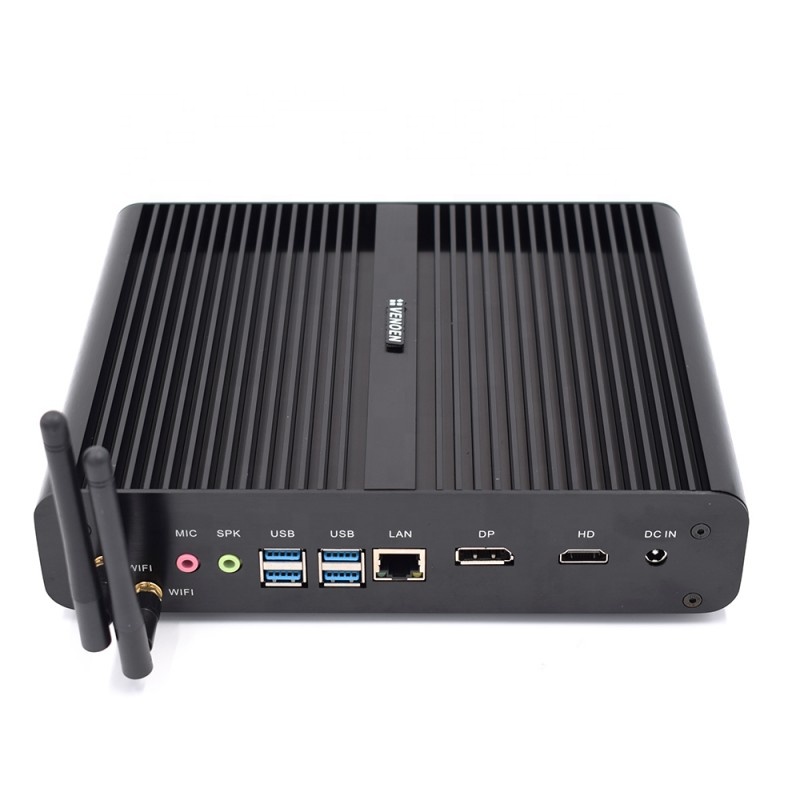 Фабрика питания весь barebone DDR4 I7 8550U i7 micro безвентиляторный мини-ПК компьютер