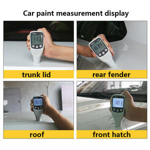 AR932 मीटर परीक्षक की निगरानी के लिए 180 डिग्री घूर्णन कार पेंट धातु की सतह फ़े NFE 1700um डिजिटल फिल्म कोटिंग मोटाई गेज - Product Image 4