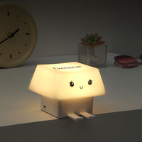 Cadeau unique pour les amateurs de clavier Lampe à clavier RVB à pression pour changer Lampe de bureau Gamer avec support pour téléphone
