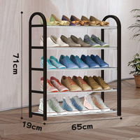 Zapatero Simple de Varias Capas para Uso Doméstico, Mueble de Almacenamiento de Lujo Ligero que Ahorra Espacio, Pequeño Estante de Almacenamiento