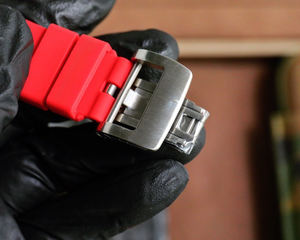 Reloj de Lujo para Hombre con Logotipo Personalizado, Diseño de Bambú Panda en Forma de Barril, Resistente al Agua, Correa de Goma Luminosa, Esfera con Indicadores - Product Image 6