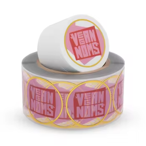 Nhà Máy Trực Tiếp Son Môi Sticker Tùy Chỉnh Vàng Lá Nhãn Mạnh Mẽ Dính Dập Nóng Bóng Matte Kết Thúc Không Thấm Nước Thủ Công Moq - Product Image 5